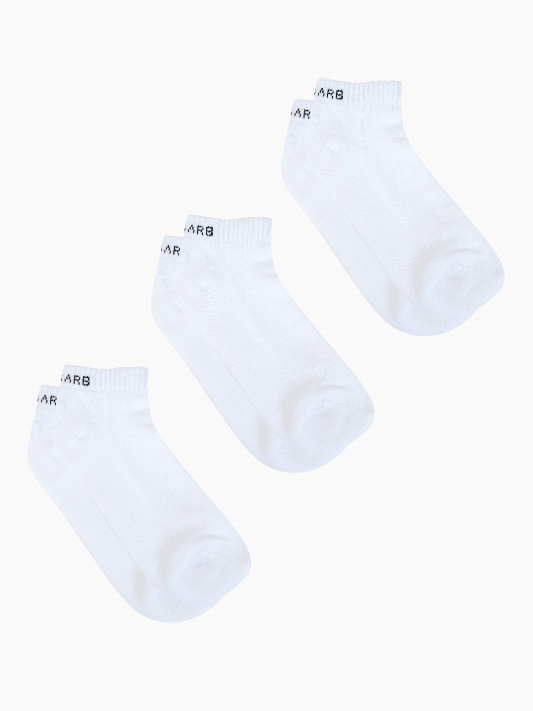 AIR GARB Pack Of 3 White Color Low Ankle Breathable Socks