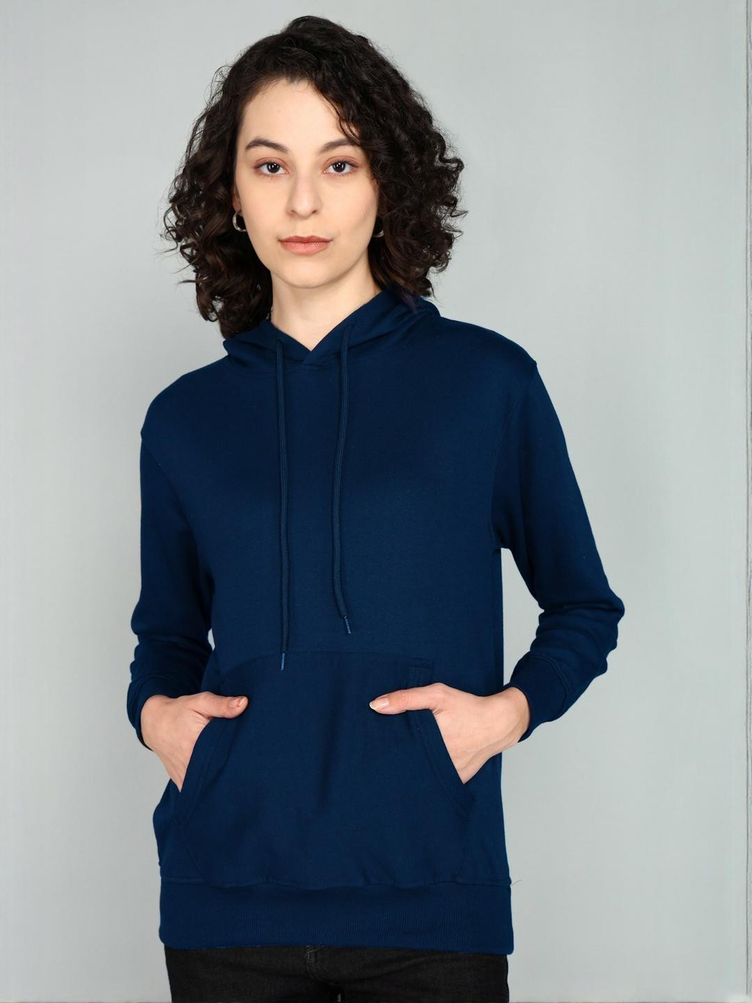BEING WANTED Women Hooded Cotton Sweatshirts