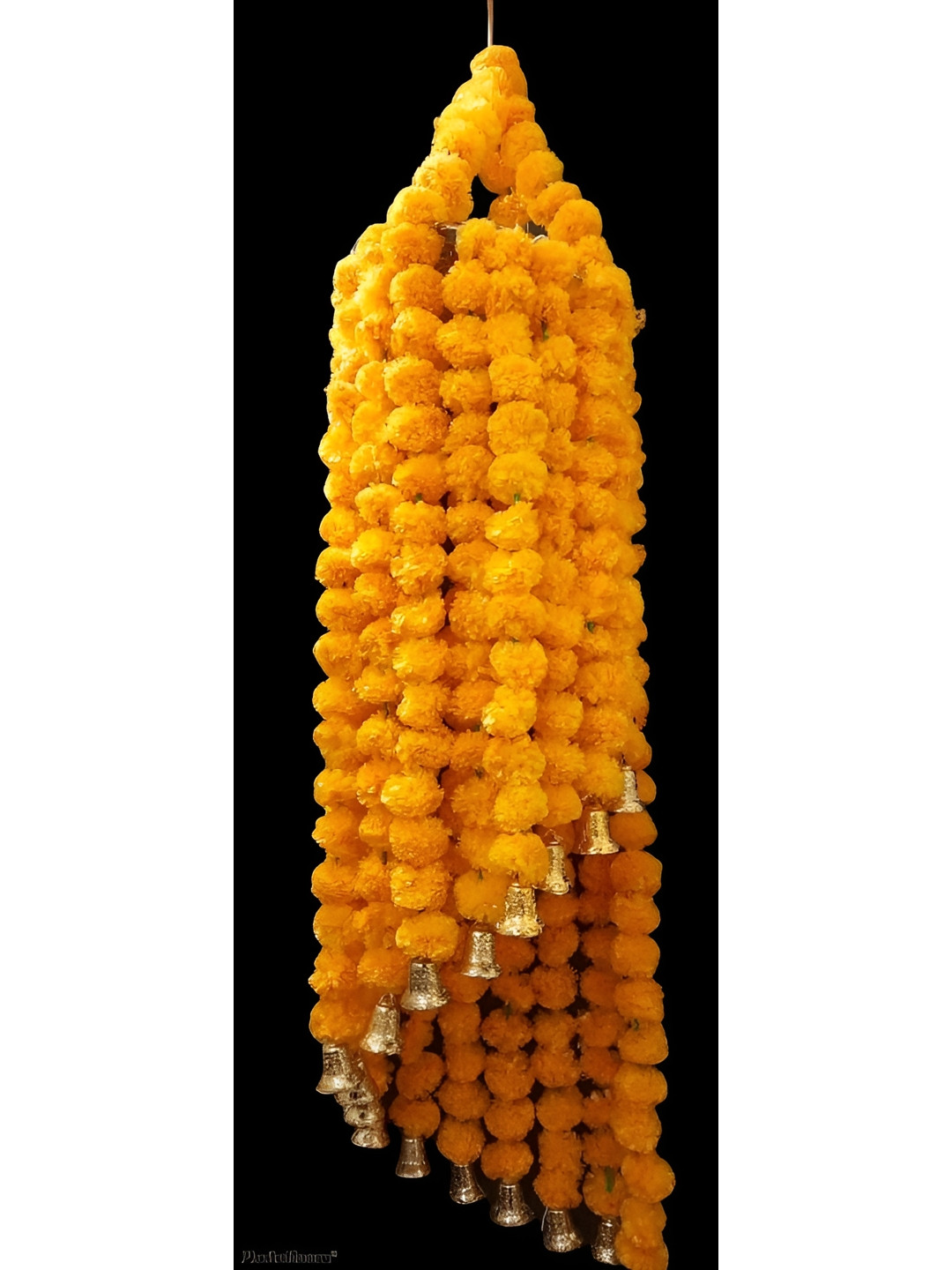 Sellplus Yellow Marigold Floral Jhoomer