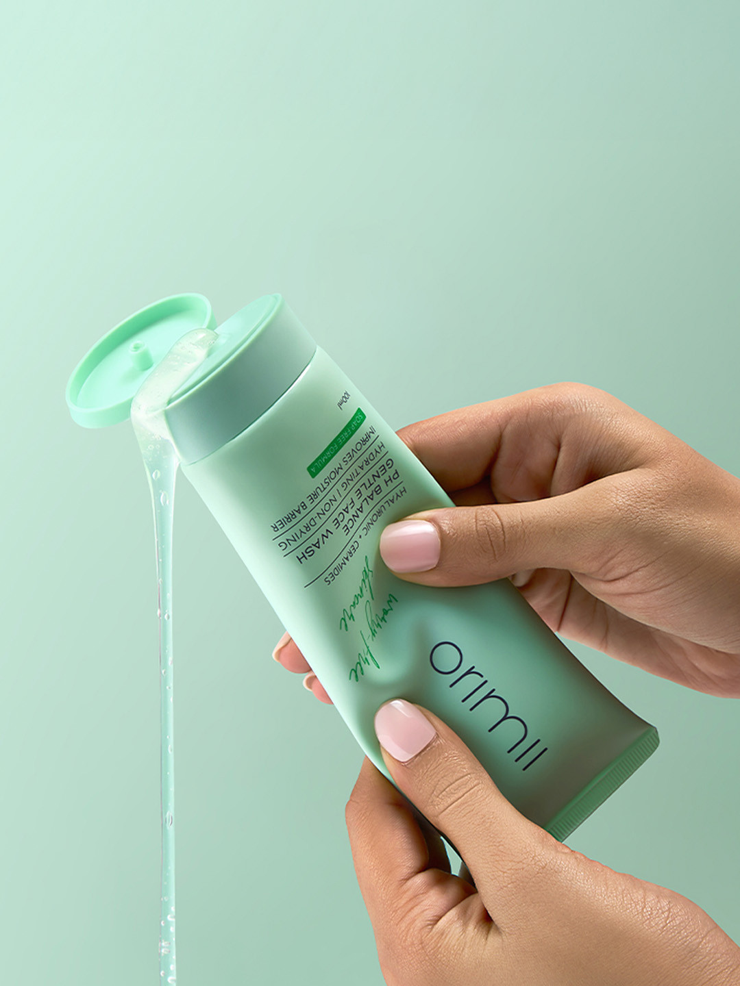 Orimii Ph Balance Hydrating Gentle Ceramides Hyaluronic Acid Face Wash - 100 ml