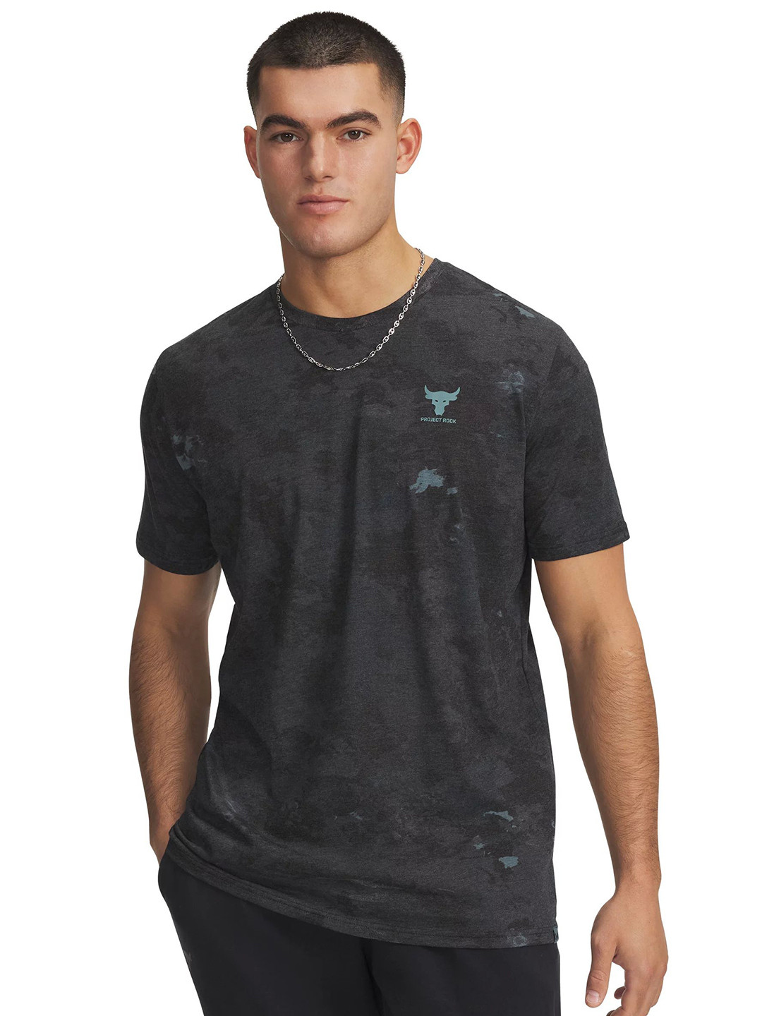 UNDER ARMOUR Project Rock AOP Short Sleeves T-shirt