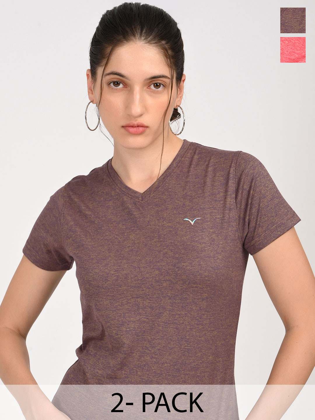 Coppersmith Pack Of 2 Short Sleeves Dri-FIT T-shirts