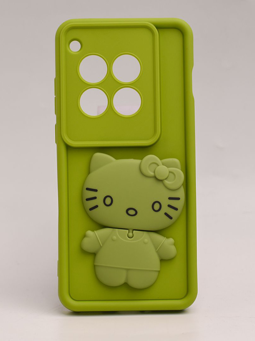 PEEPERLY Meow Makeup OnePlus 12R Impact Resistant Back Case Mobile Accessories