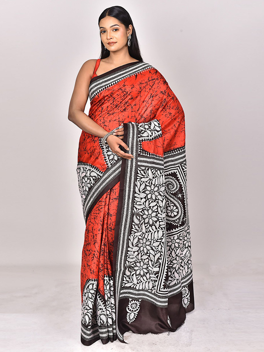 RAM SHYAM collection Abstract Printed  Saree