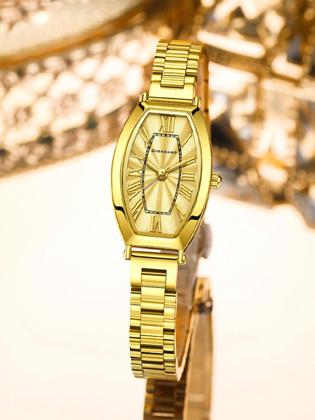 GIORDANO Women Stainless Steel Bracelet Style Straps Analogue Watch GZ-60100-33