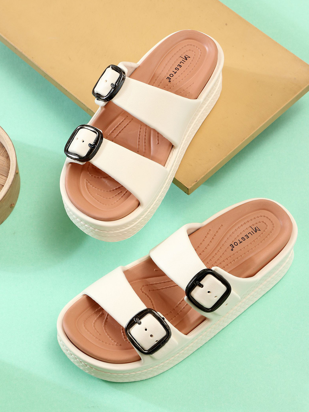 MILESTOE ESSENCE Platform Peep Toe Heels