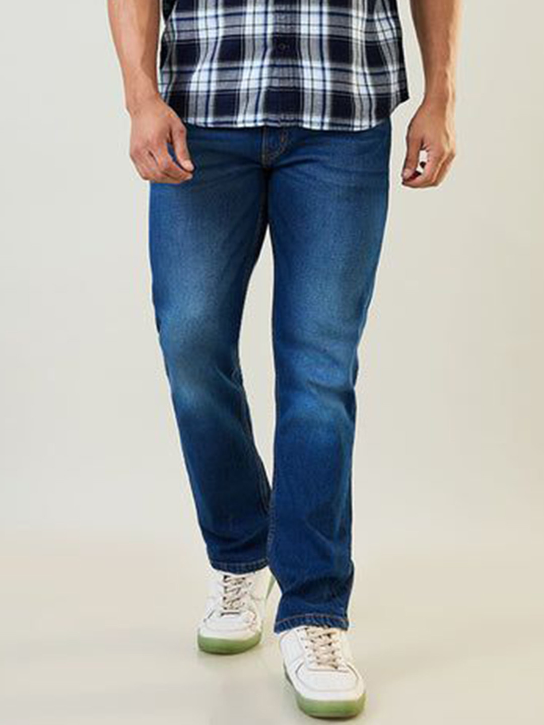 TIM PARIS Parker Men Original Slim Fit Mid-Rise Stretchable Jeans