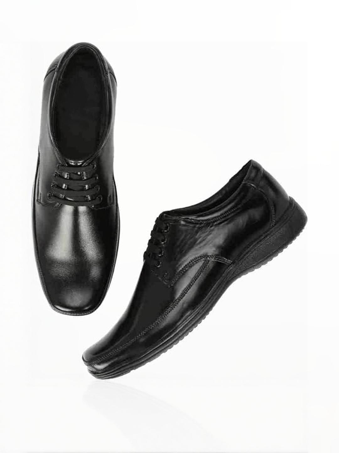 Tender tsf Men Black Leather Formal Derbys