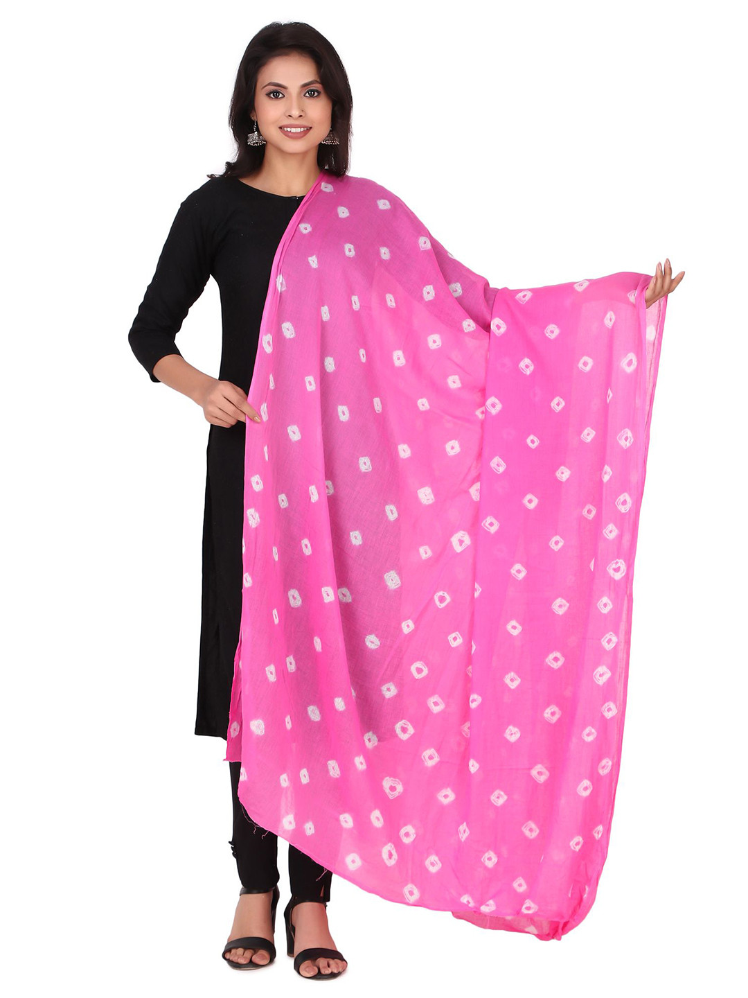 Traditions Bazaar Bandhani Dyed Cotton Dupatta