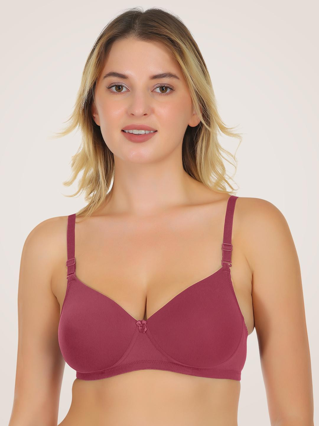 POOJA RAGENEE Women Onion Medium Coverage Lightly Padded Bra