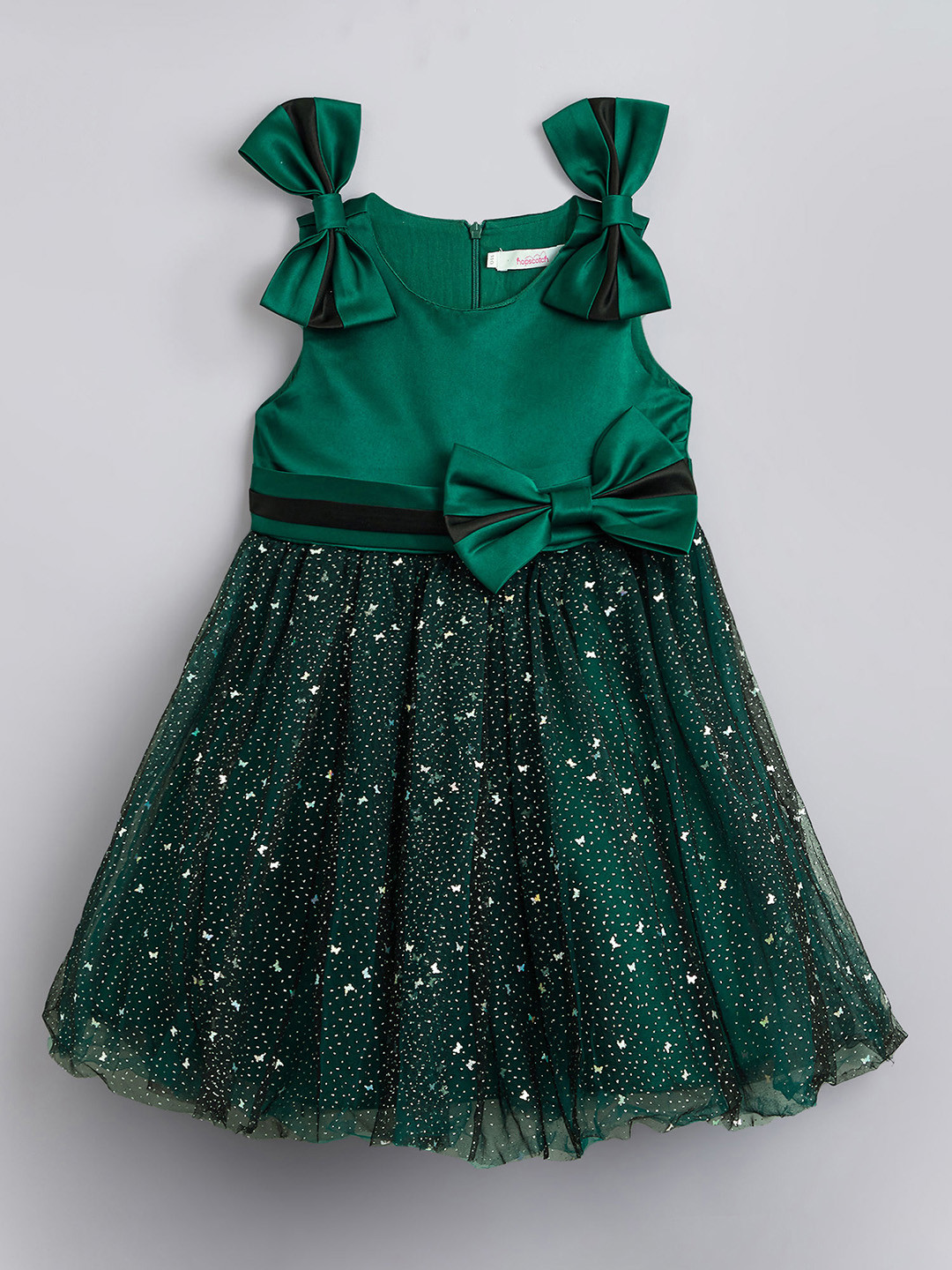 Hopscotch Applique Balloon Dress