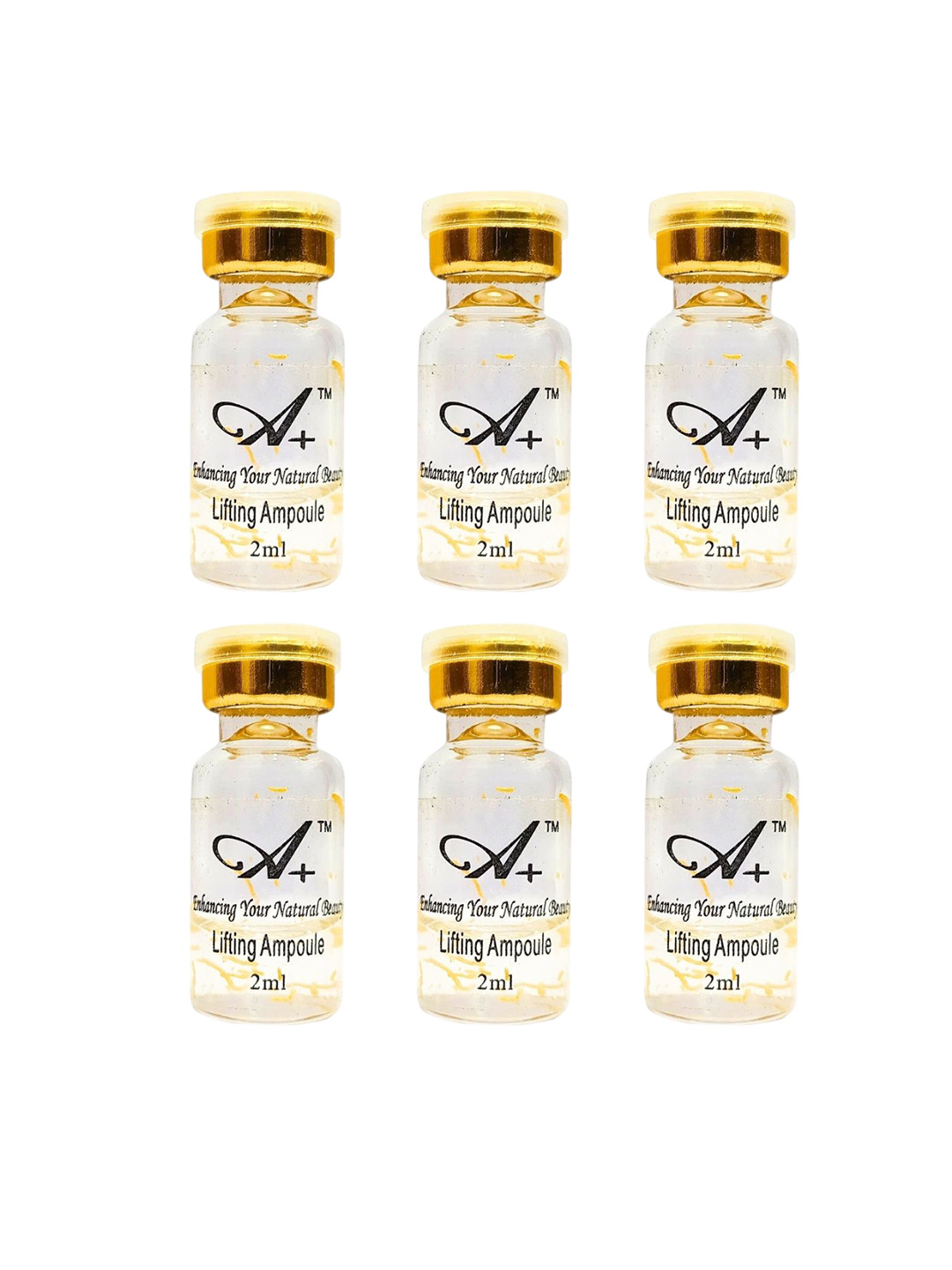 A+ Professional Range Set Of 6 Lifting Ampoule For Skin Nourishment - 2 ml Each