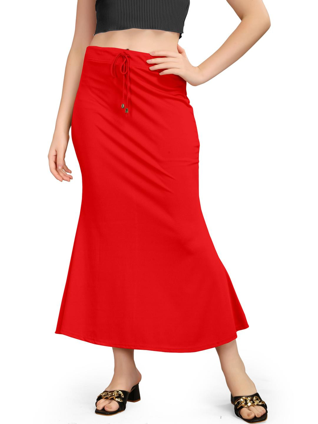 KIPZY Women Red Solid Microfiber Shapewear