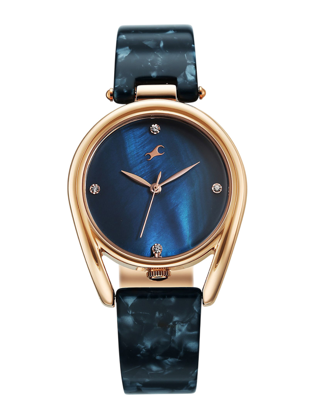 Fastrack Younique 3.0 Women Embellished Bracelet Style Straps Analogue Watch 68052KD03