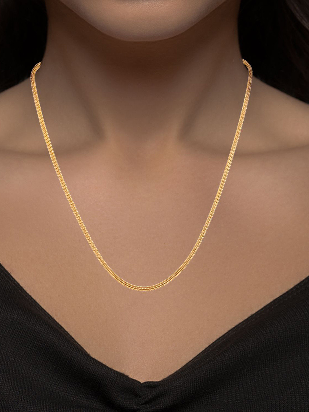 C KRISHNIAH CHETTY JEWELLERS PVT LTD 22KT Gold Chain - 8.7 g