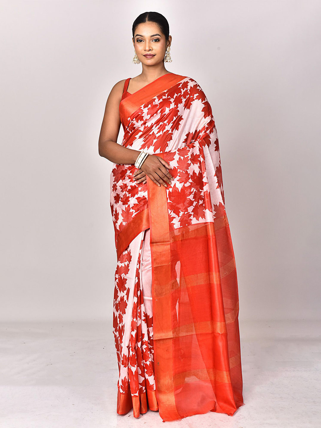 RAM SHYAM collection Floral Printed Saree