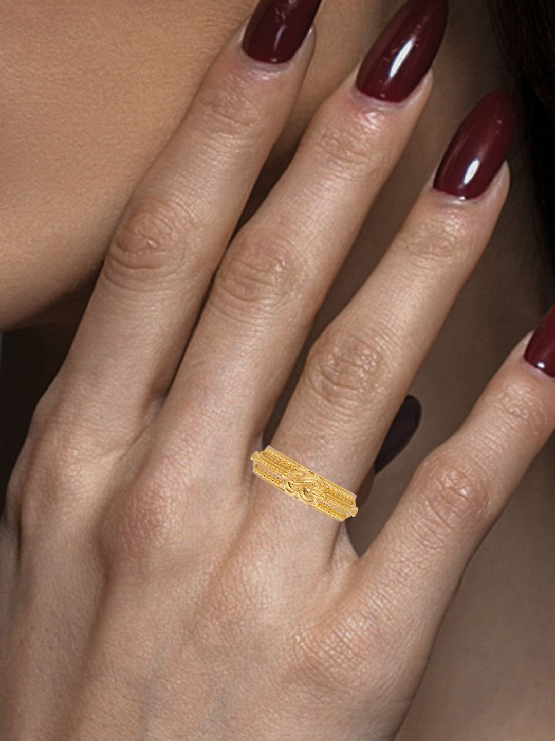 C KRISHNIAH CHETTY JEWELLERS PVT LTD 22KT Finger Ring Gold- 6.21g