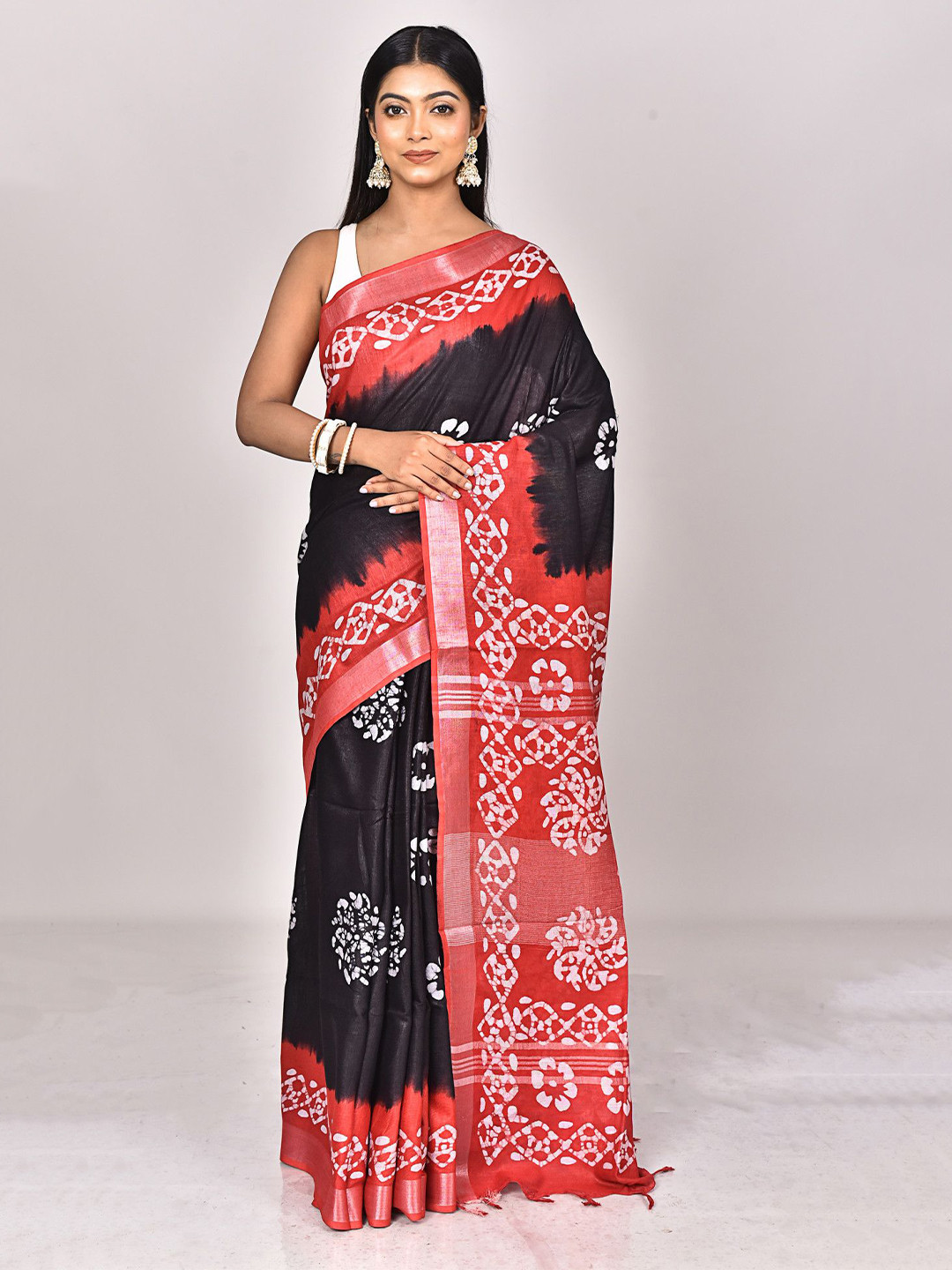 RAM SHYAM collection Batik Printed  Saree