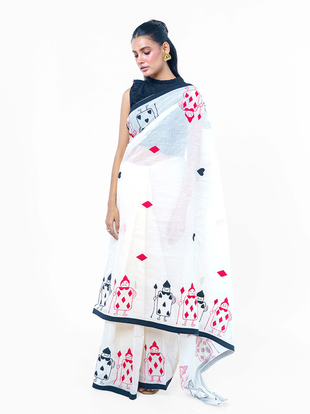 SREYA SAMANTA Pure Cotton Taant Saree