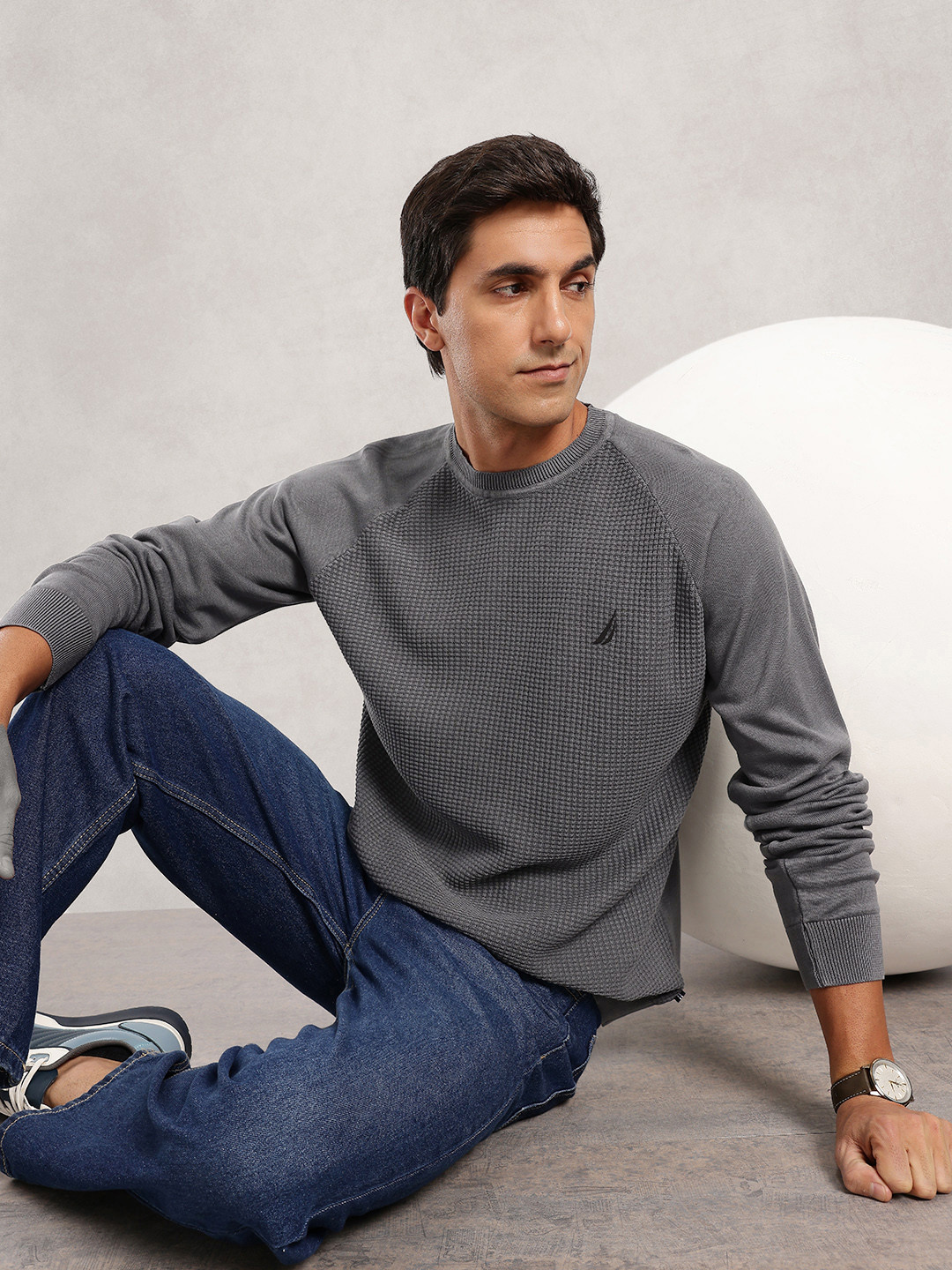 Nautica Men Pure Cotton Sweatshirt