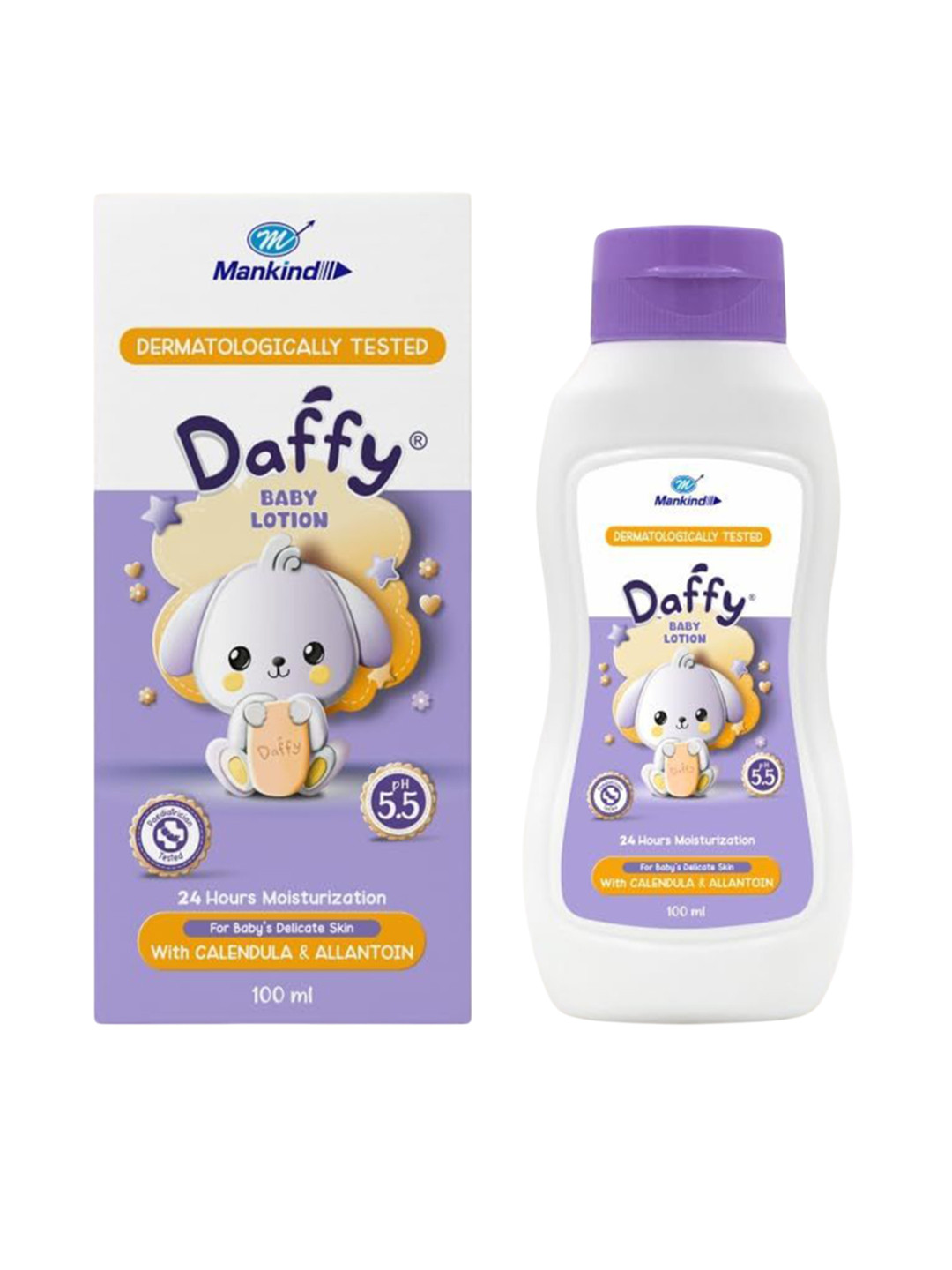 DAFFY Baby Lotion With Calendula & Allantonin - 100 ml
