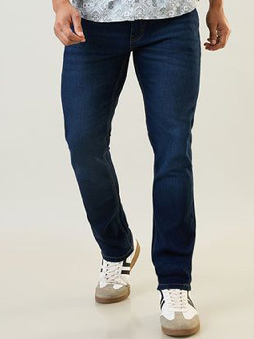 TIM PARIS Parker Men Original Slim Fit Mid-Rise Stretchable Jeans