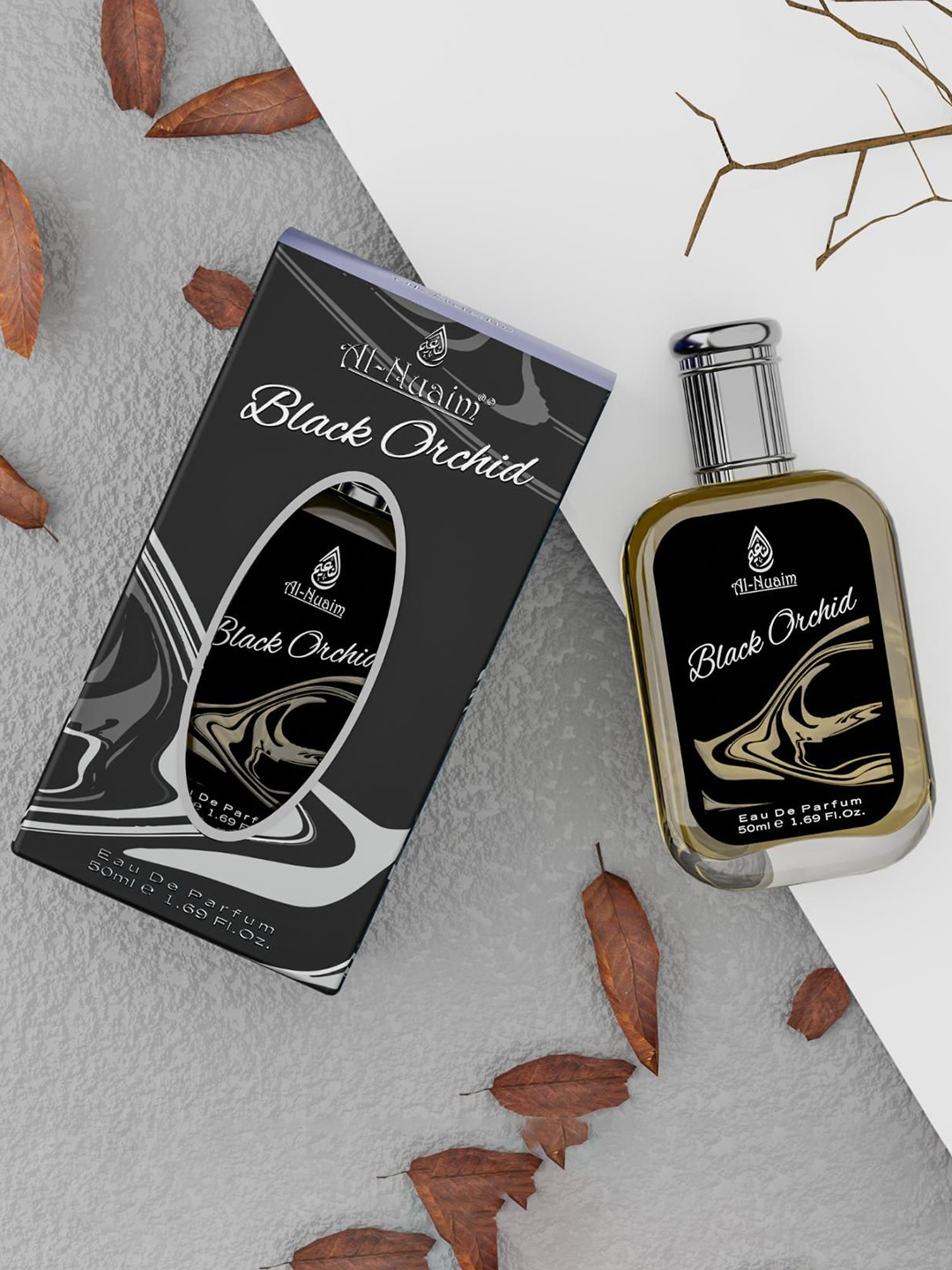 Al-Nuaim Set Of 2 Black Orchid Eau De Parfum- 50 ml Each