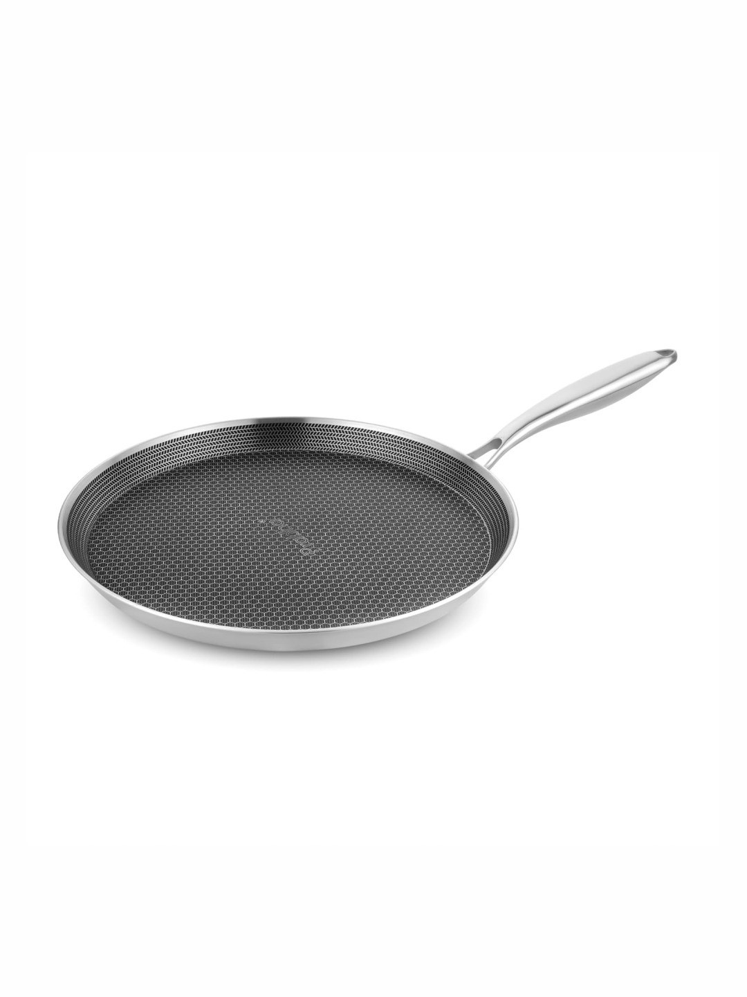Prabha Black Easy to Clean Stainless Steel Tawa