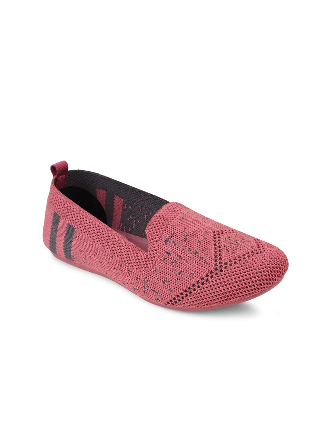 CAFONE Footwear Women Coral Synthetic Embellished Ballerinas