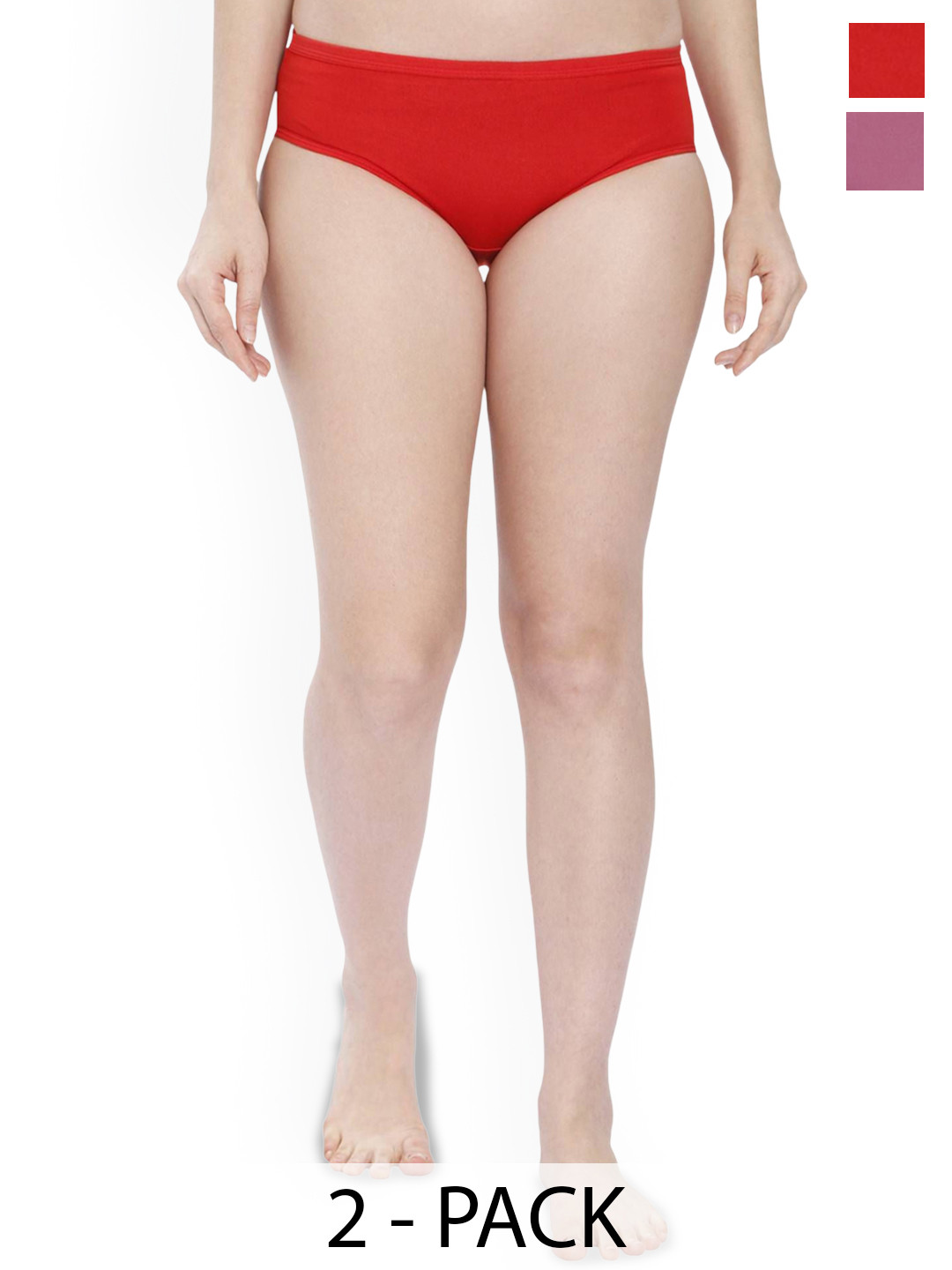 DHANDAI FASHION Pack Of 2 Hipster Briefs Soft Cotton Panty (SC-M-15)Mlt Pcs-2