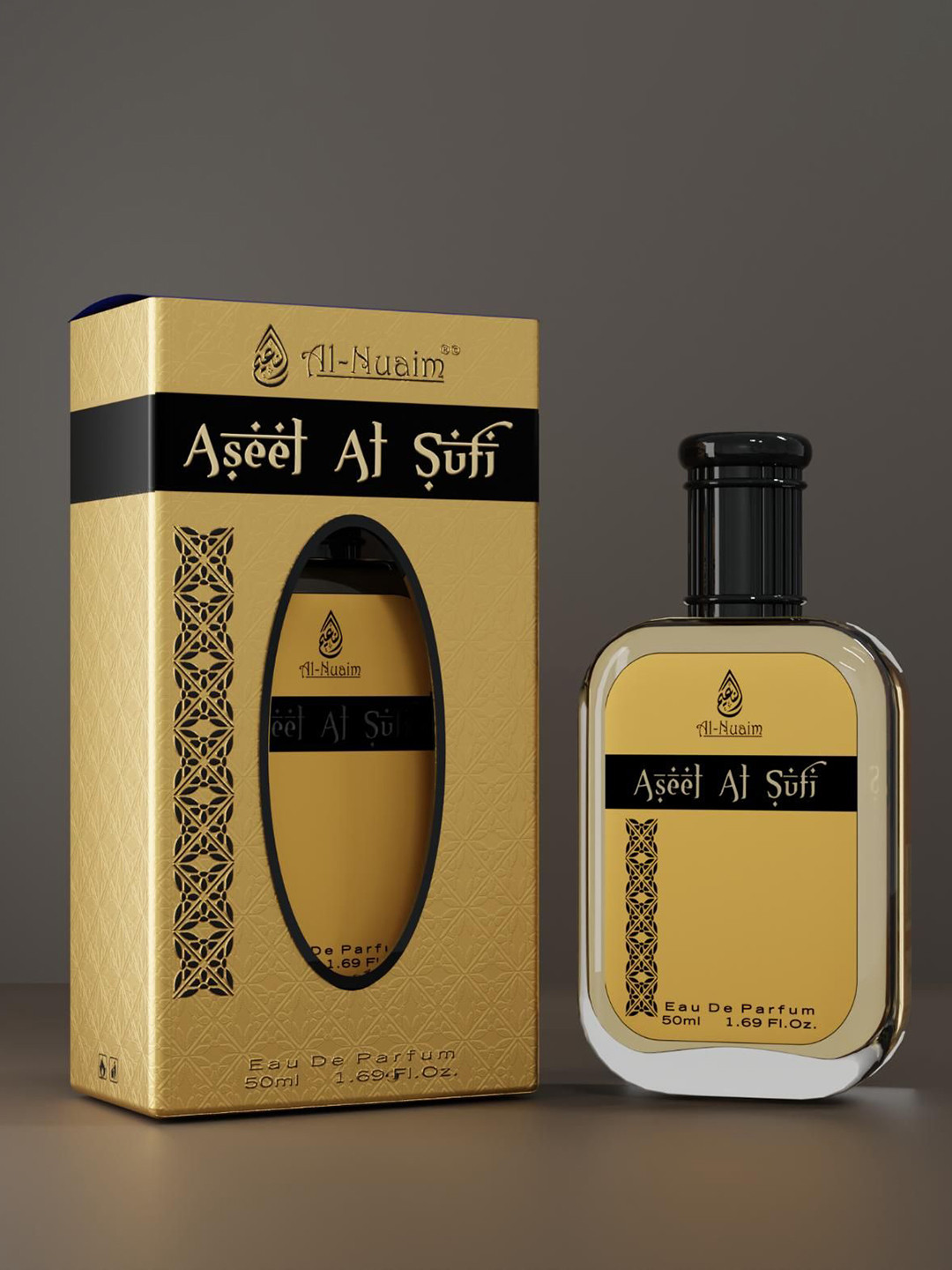 Al-Nuaim Set Of 2 White Oudh & Aseel Al Sufi Eau De Parfum- 50 ml Each
