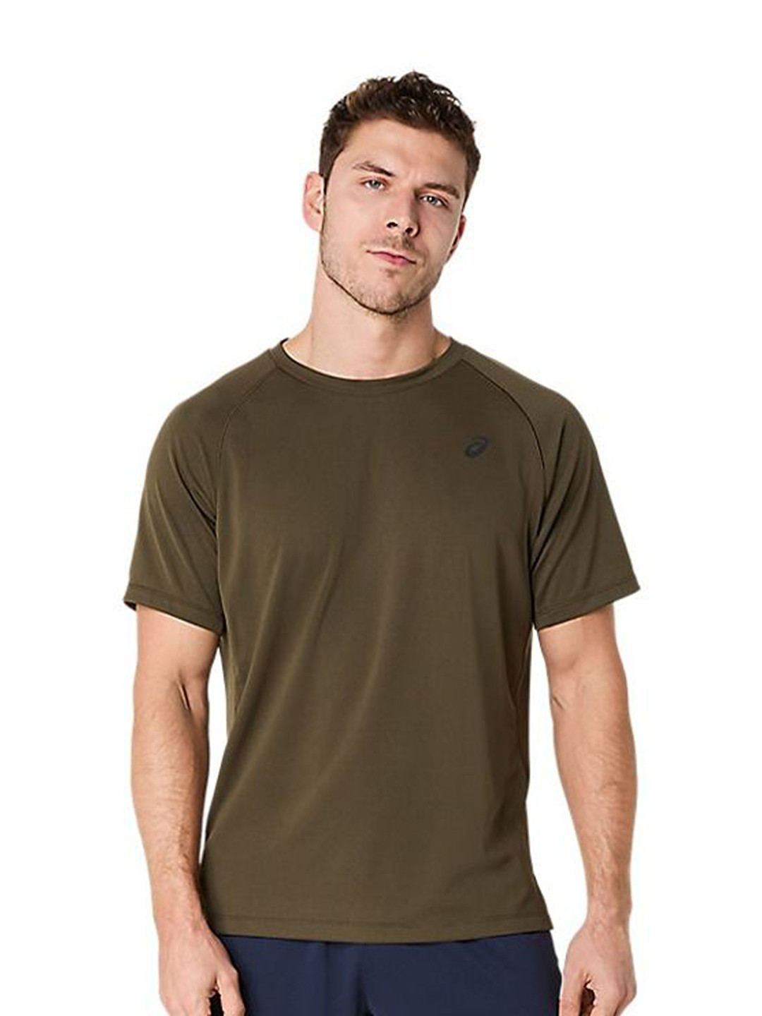 ASICS Mens Actibreeze Panel Jacquard Ss Top