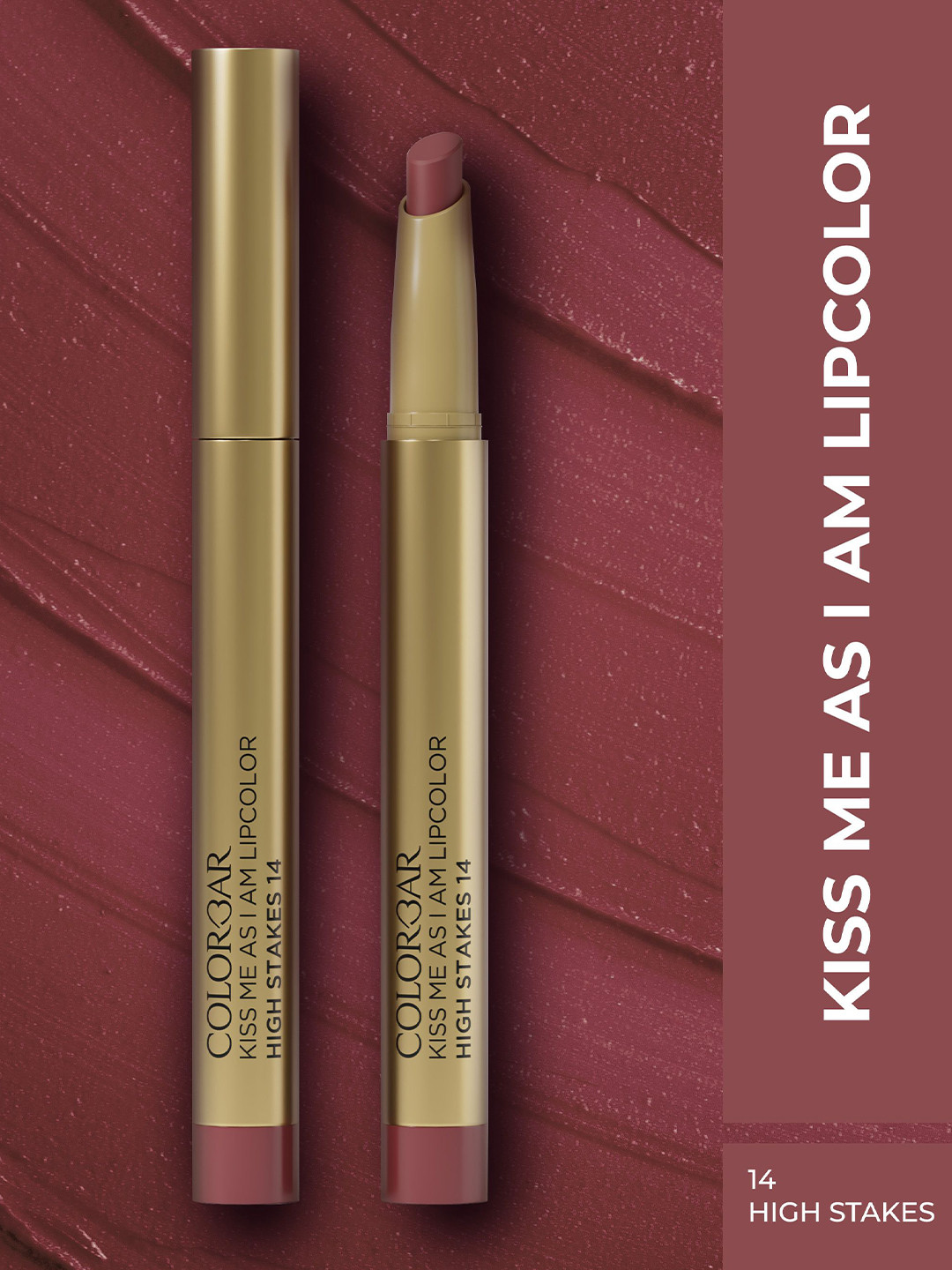 Colorbar Kiss Me As I Am Lip Color - 1.2 g - High Stakes 14