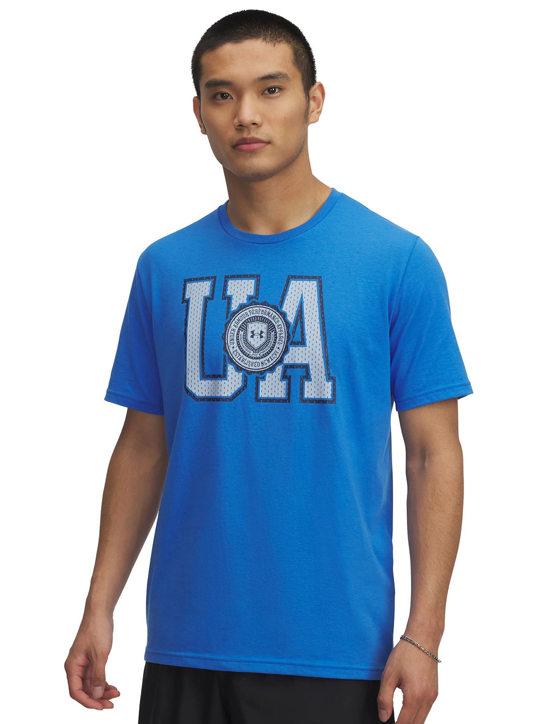 UNDER ARMOUR College Crest Logo Short Sleeve T-shirt