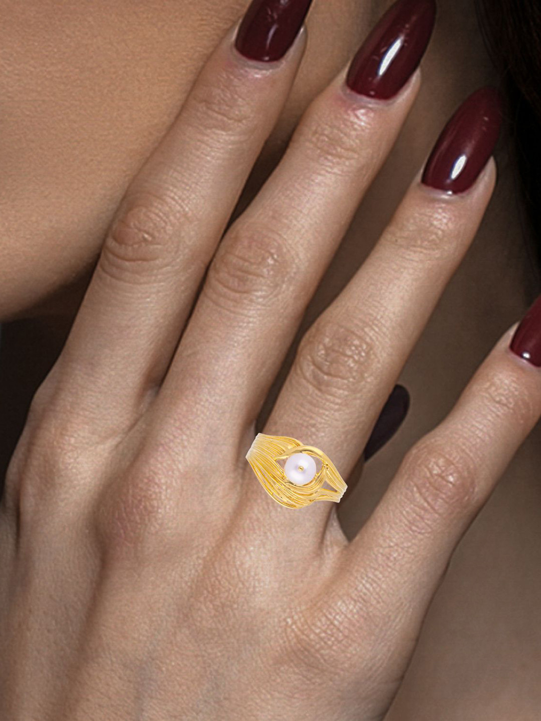 C KRISHNIAH CHETTY JEWELLERS PVT LTD 22KT Finger Gold Ring -6.44g