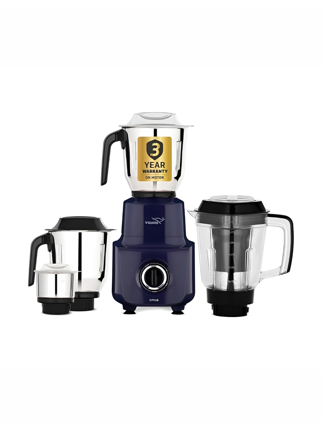 V-Guard Blue Plastic Juicer Mixer Grinder