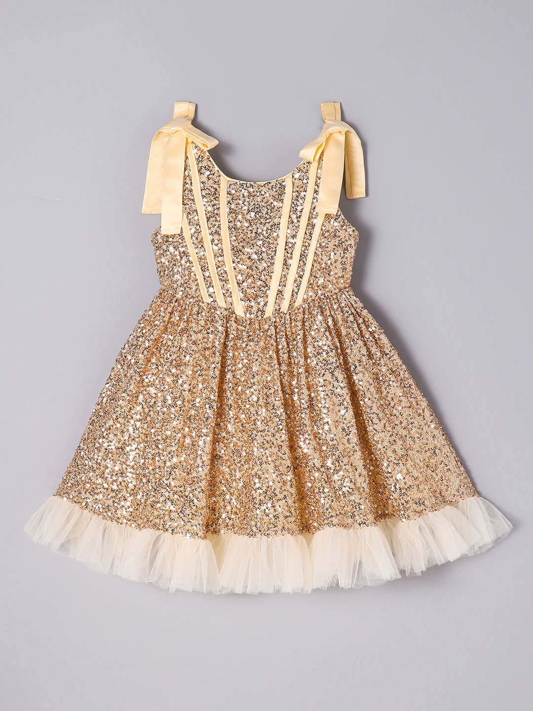 Hopscotch Sequin Tulle Party Dress