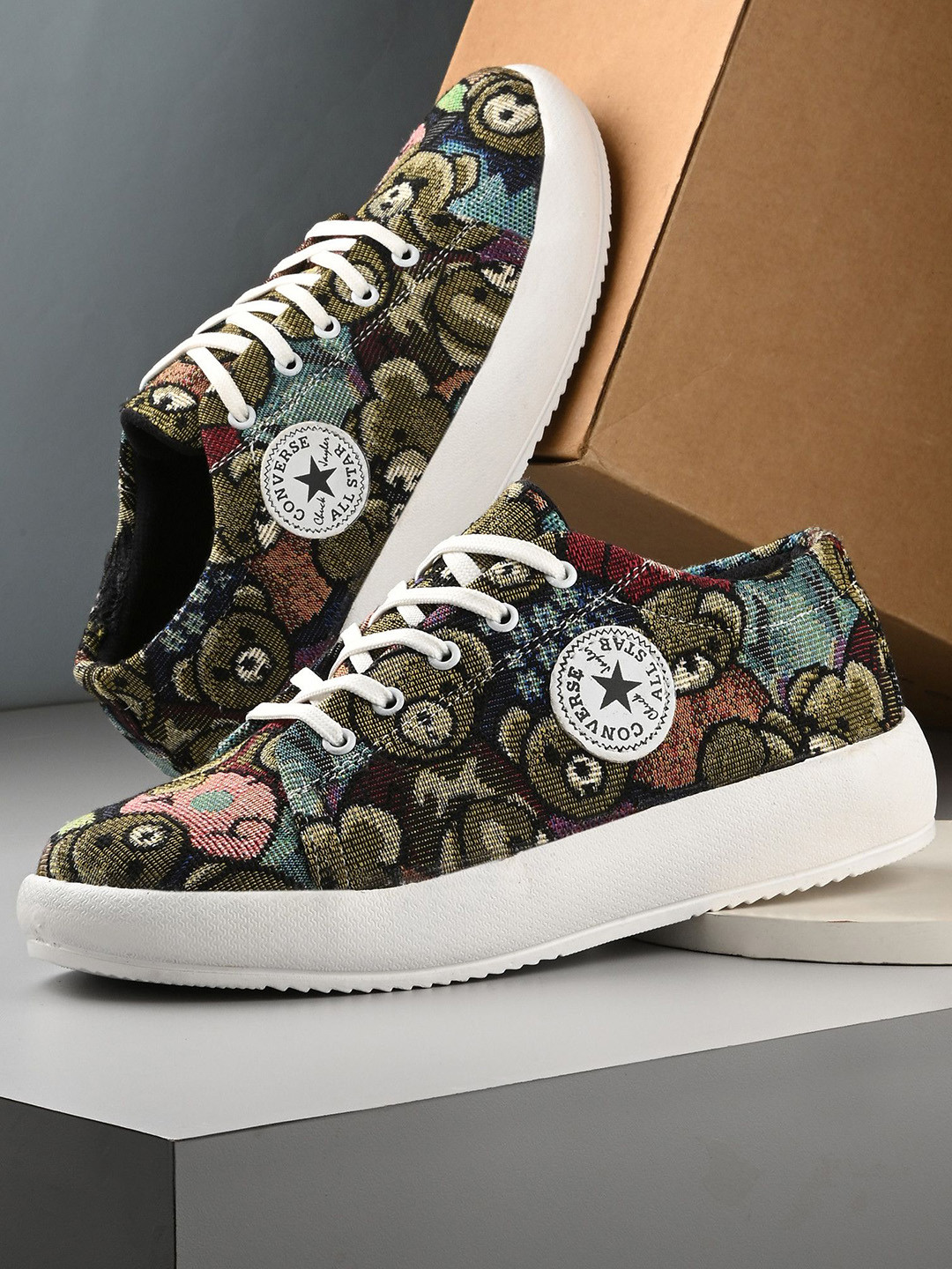 AMICO Chunky Men Printed Sneakers