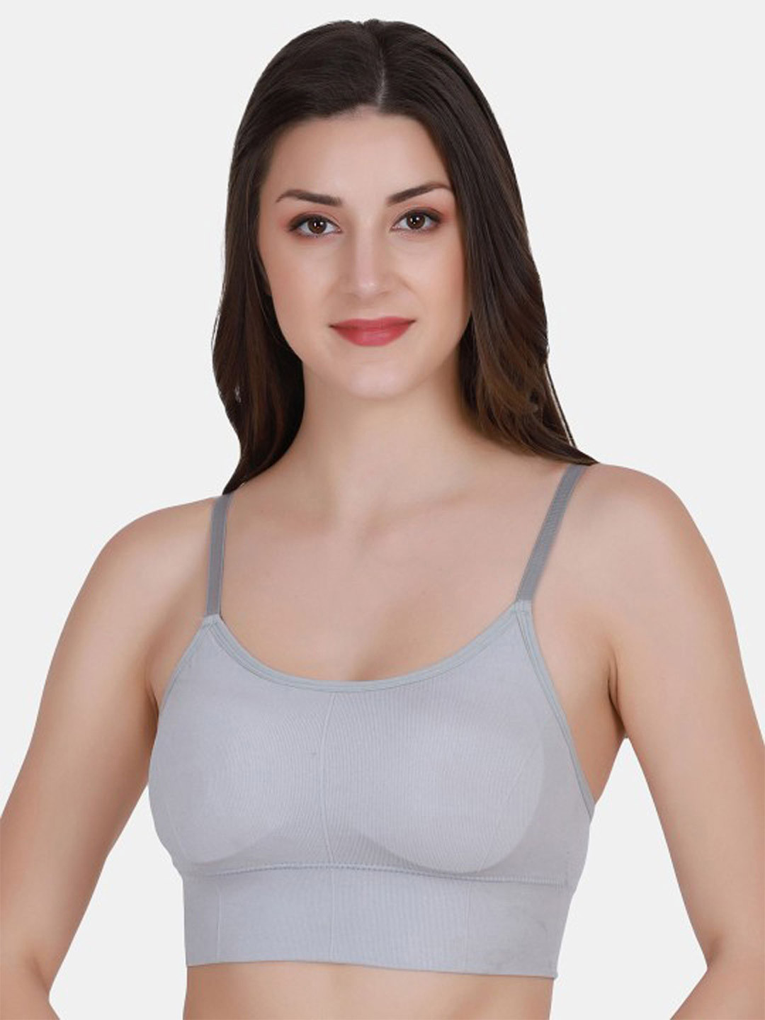 BROKE BRAND Full Coverage Lightly Padded Slip-On Seamless Sports Bra
