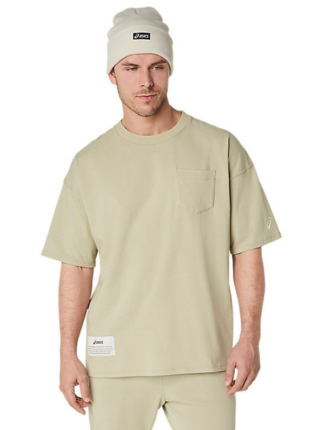 ASICS Mens Heavy Weight Relaxed Pocket T Shirt