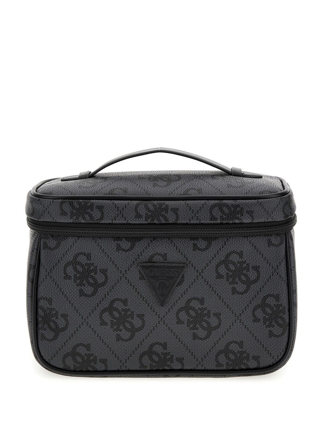 GUESS Floral Printed PU Structured Hobo Bag with Cut Work