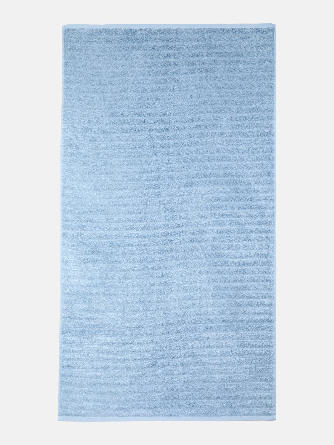 Cayman Blue Striped Cotton 500 GSM Bath Towel