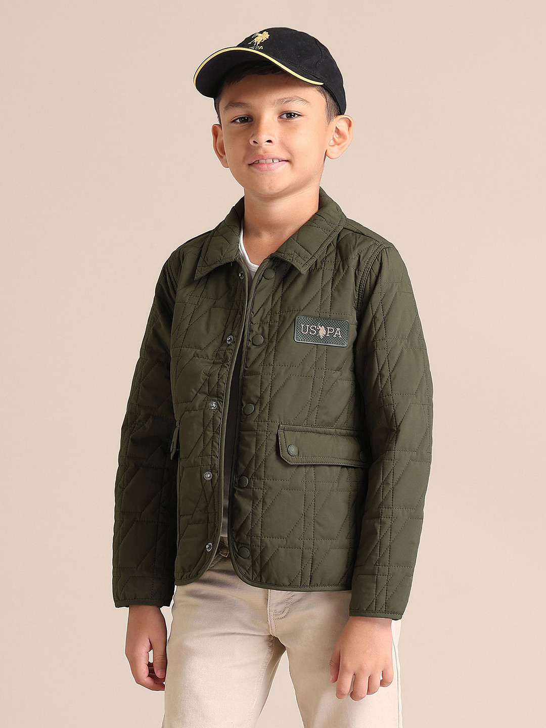 U.S. Polo Assn. Kids Boys Quilted Jacket