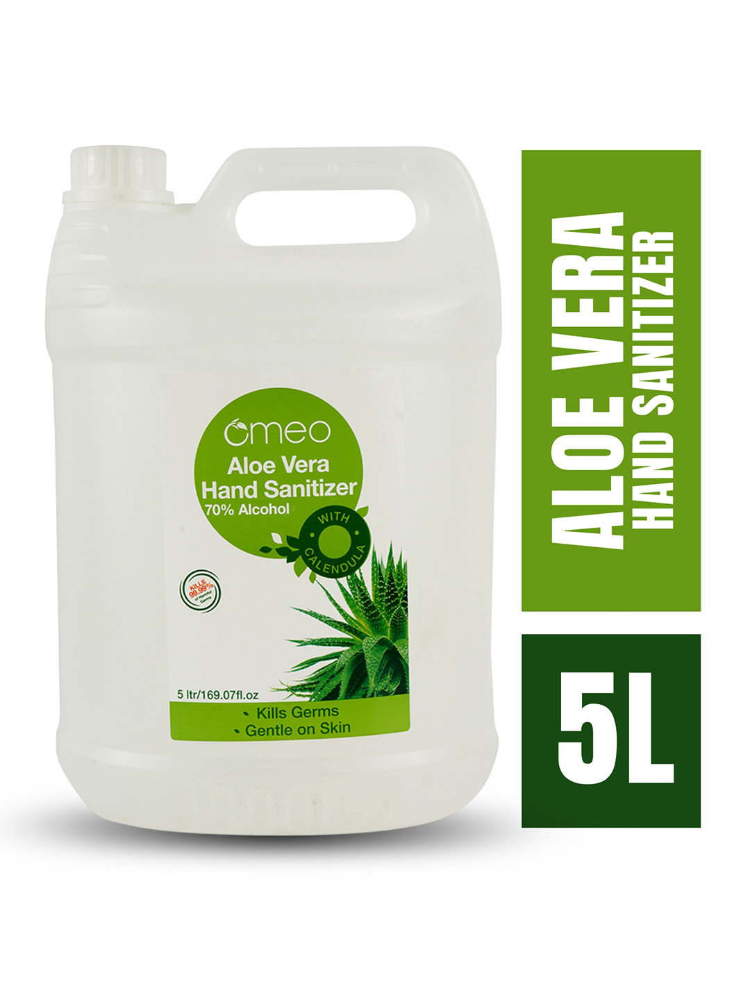 Omeo Aloe Vera Hand Sanitizer Gel - 5 L