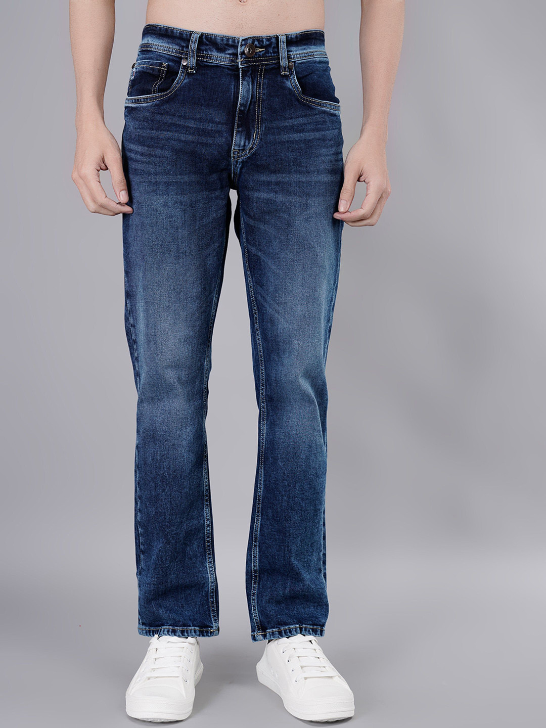 TIM PARIS Men Parker Slim Straight Jeans