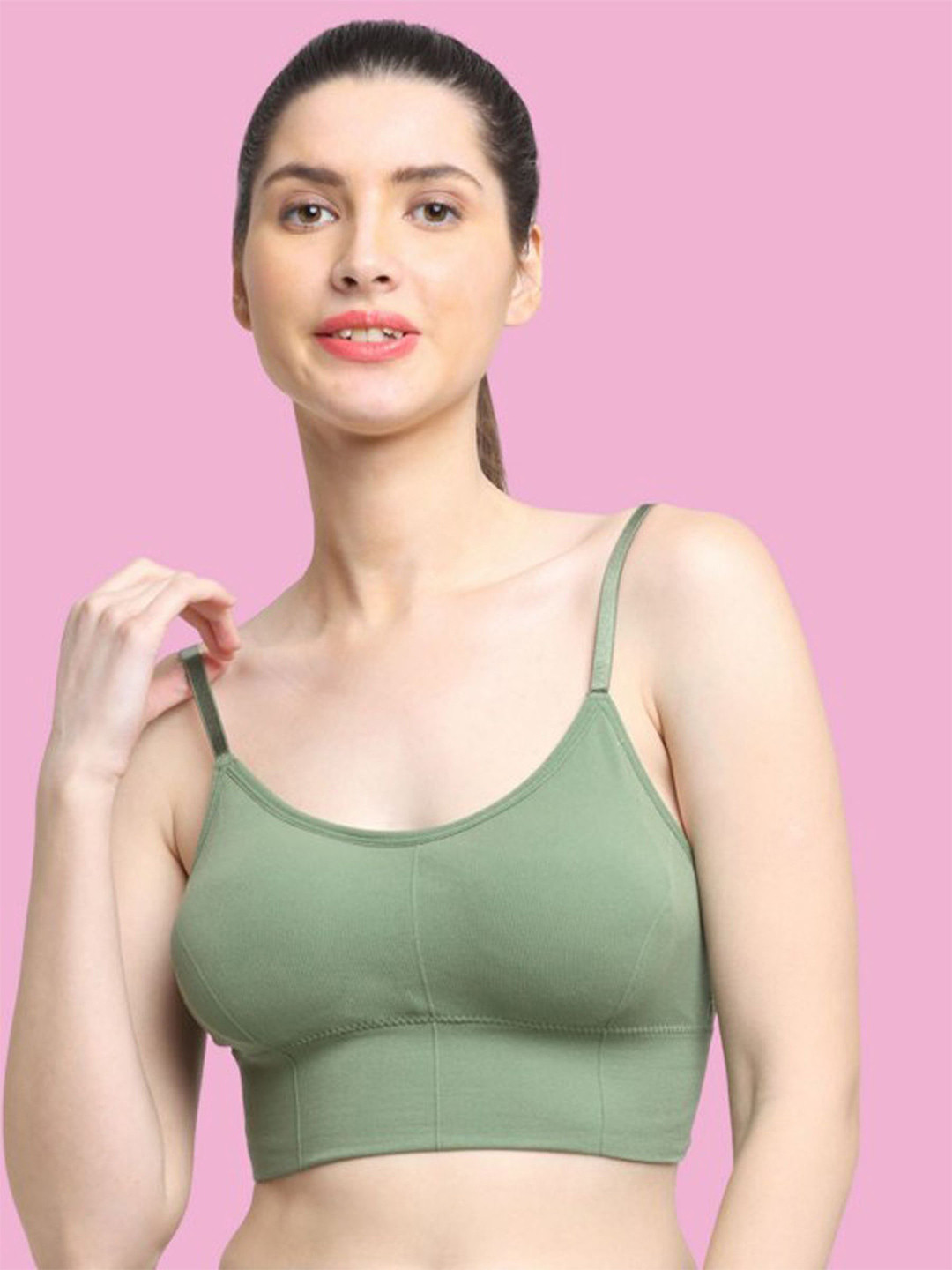 BROKE BRAND Full Coverage Lightly Padded Seamless Push-Up Bra