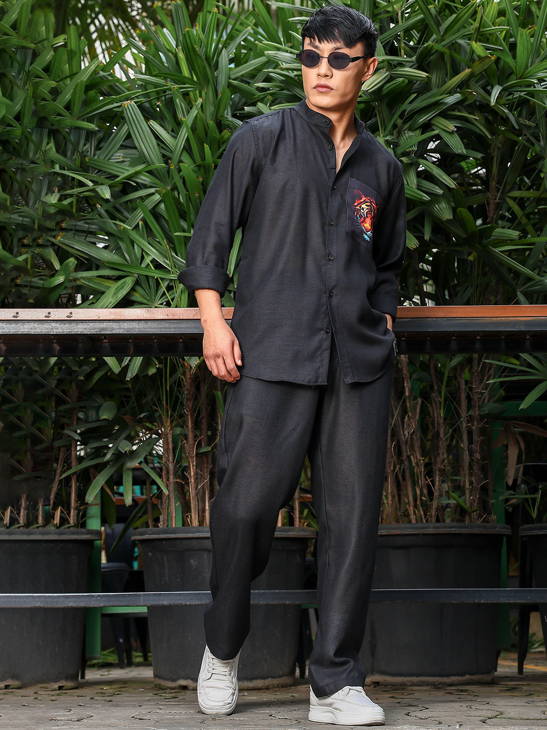 House of Koala Relaxed-Fit Shirt With Trousers