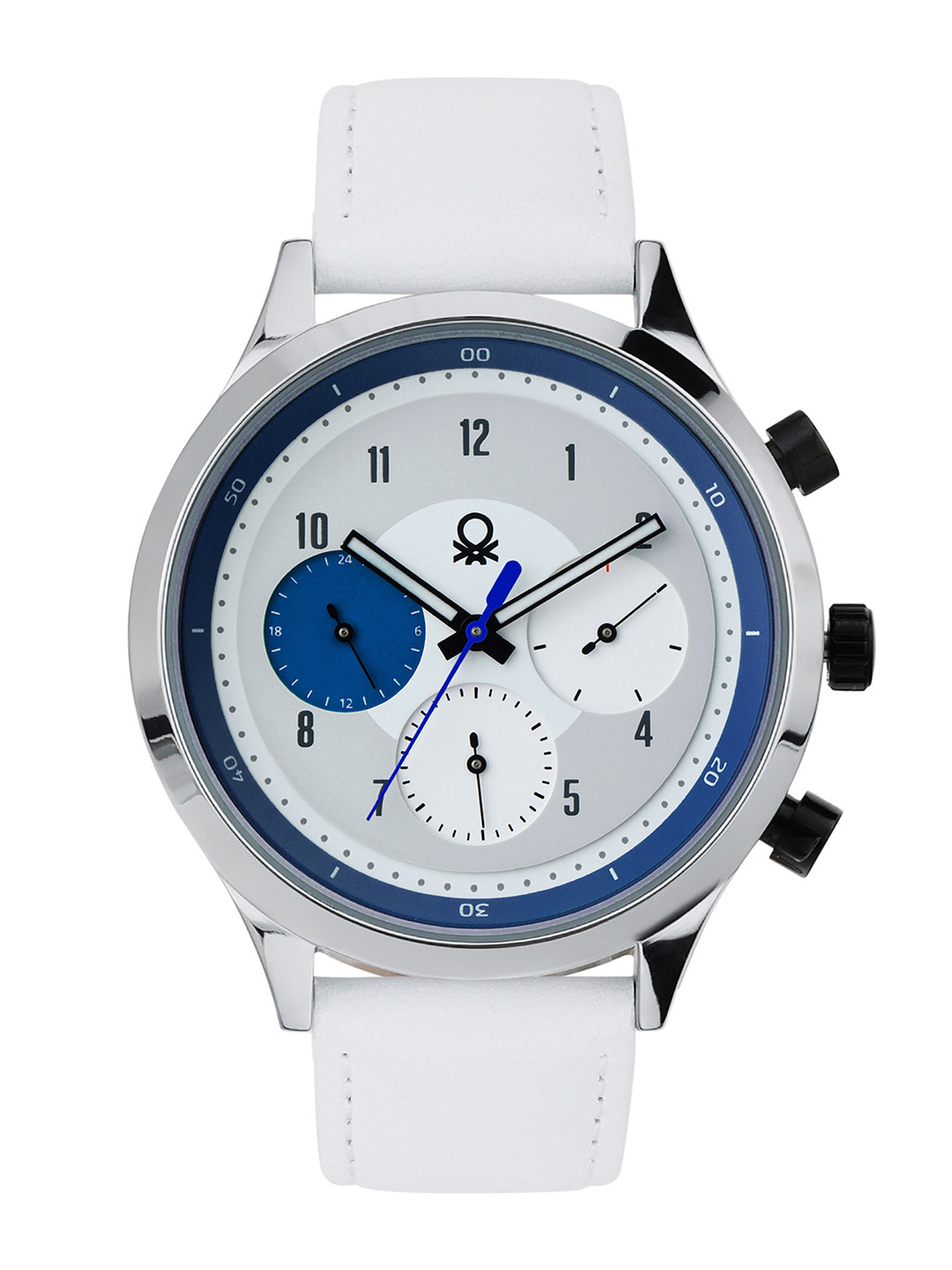 United Colors of Benetton Men Leather Straps MultiFunction Analogue Watch UWUCG0006