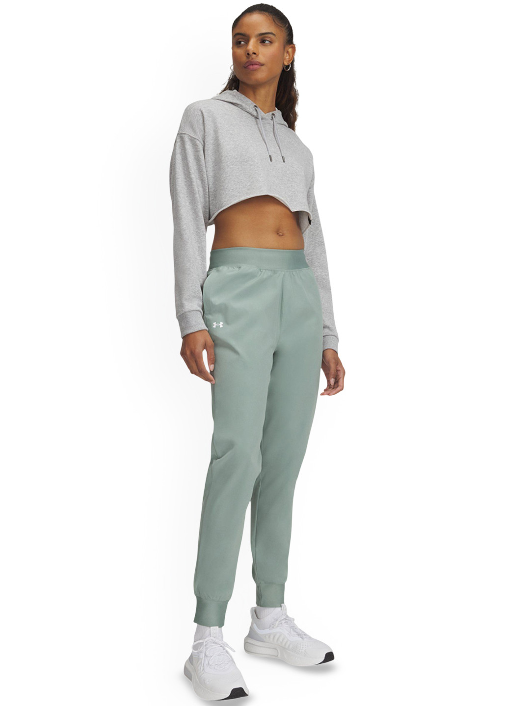 UNDER ARMOUR UA Rival Women Relaxed-Fit High-Rise Woven Joggers