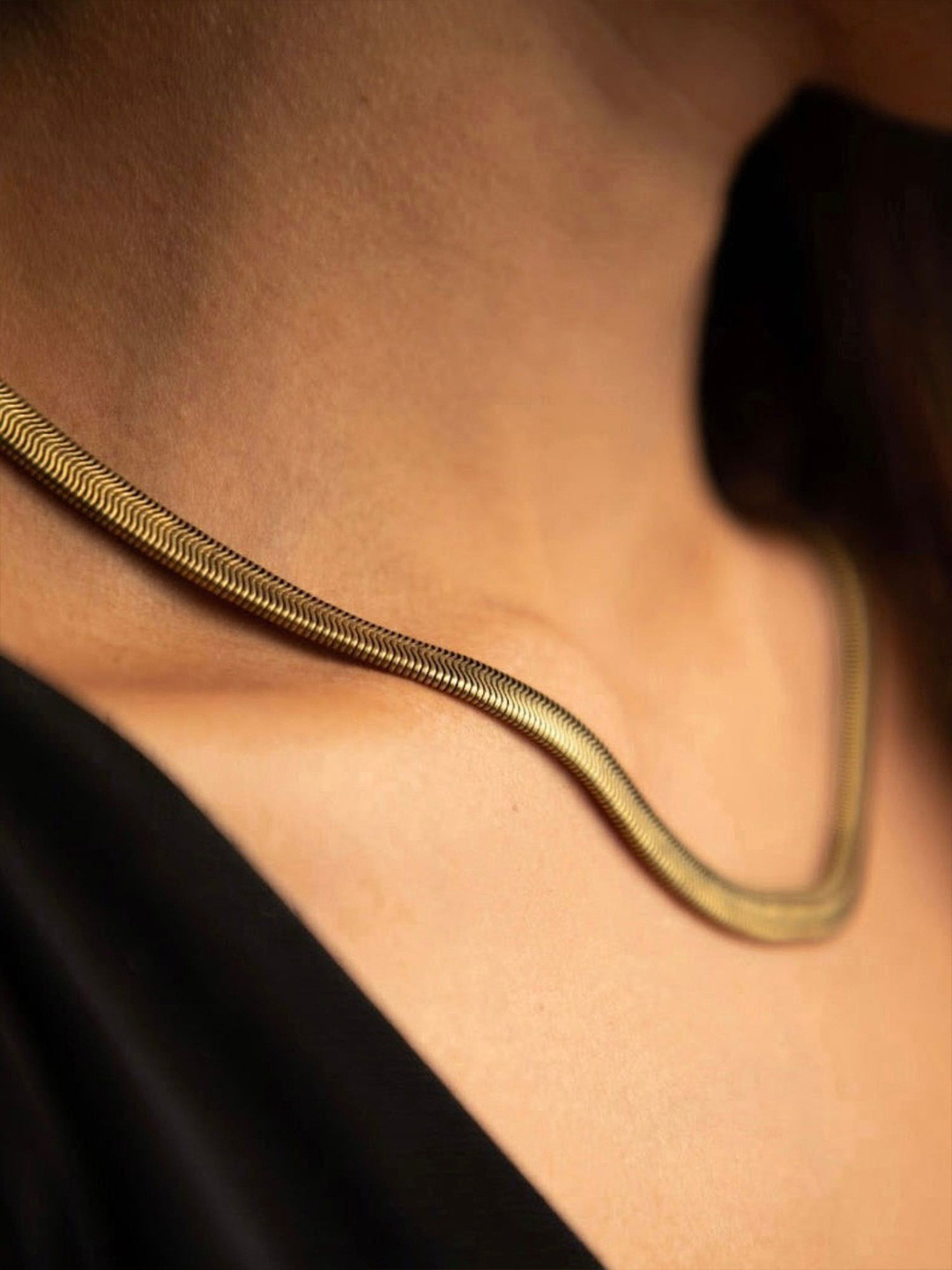 Soul Works Minimal Snake Chain With Slip-On Closure